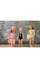 Load image into Gallery viewer, Piccola Speranza Floral Straw Hat - Lime