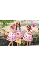 Load image into Gallery viewer, Piccola Speranza Floral Straw Hat - Strawberry