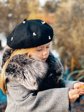 Cargue la imagen en el visor de la galería,Anna Fur Collar Scarf with Ribbon Tie