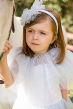 Laden Sie das Bild in den Galerie-Viewer.Oversized Tulle headband - Powder Blue

