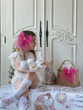 Загрузите изображение в программу просмотра галереи,Anastasia Tulle Bow in Raspberry - Hair Clip
